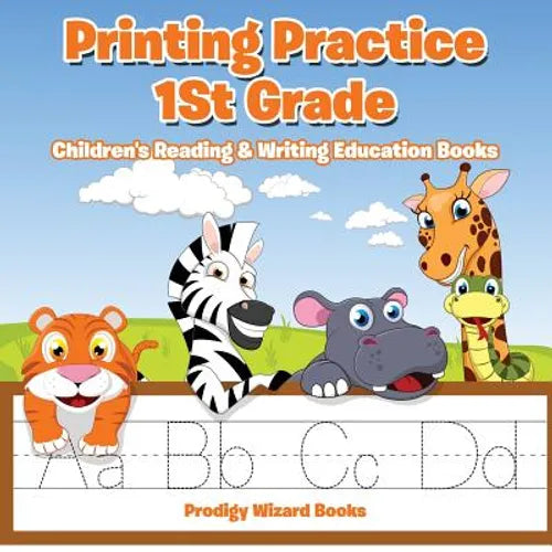 Printing Practice 1st Grade: Children's Reading & Writing Education Books - Paperback