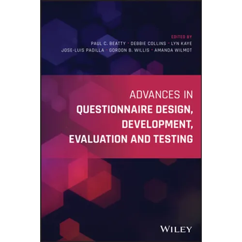 Advances in Questionnaire Design, Development, Evaluation and Testing - Paperback
