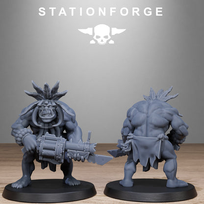 3D Printed Orkaz Tribal Infantry by StationForge Miniatures