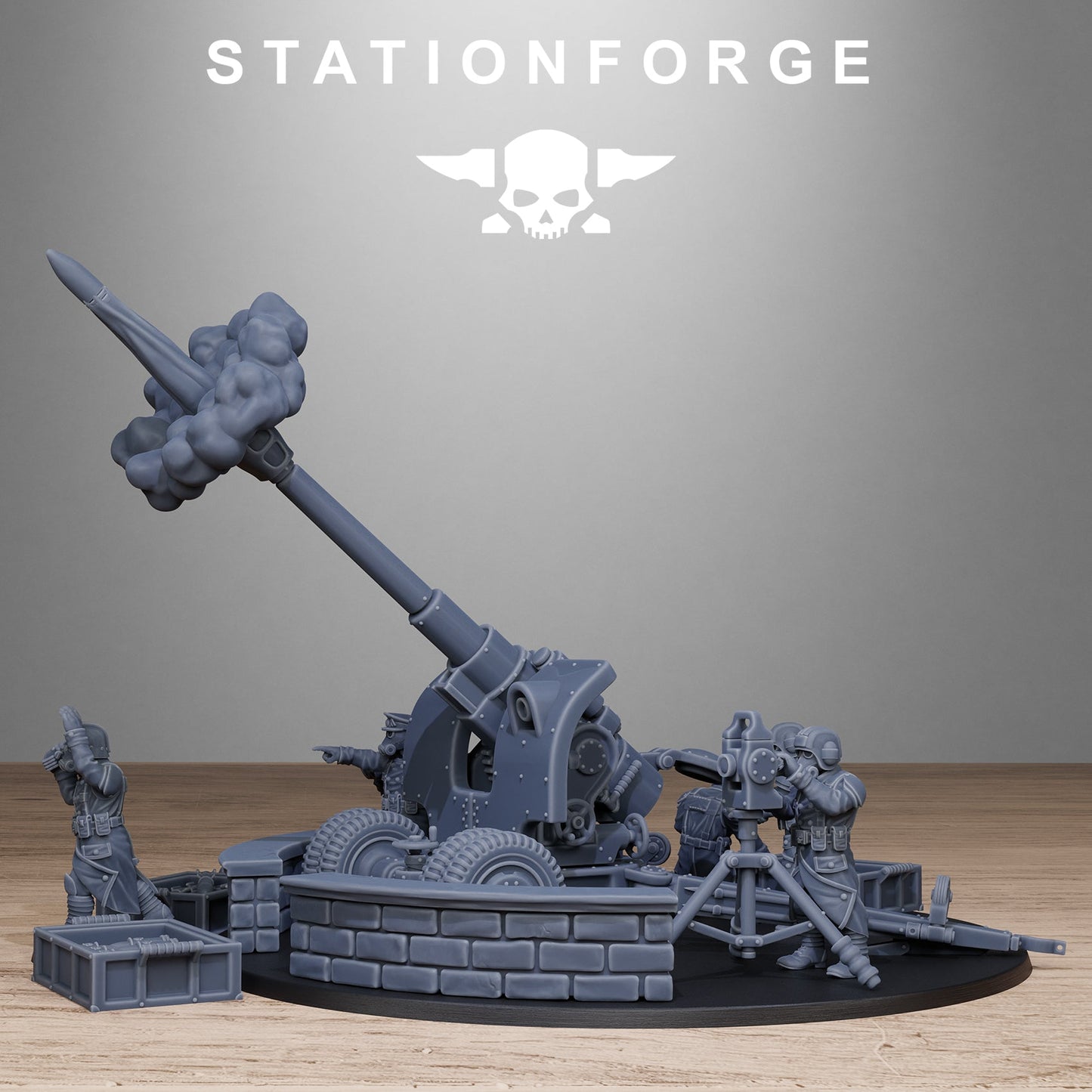 3D Printed GrimGuard Light Artillery by Stationforge Miniatures
