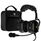 KORE KA-1 General Aviation Headset (Mono and Stereo) with Headset Bag, Dual GA Plugs