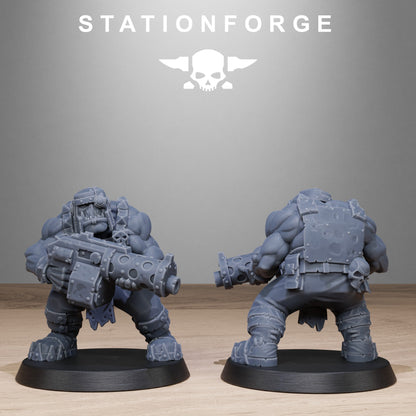 3D Printed Orkaz Bros Infantry by StationForge Miniatures