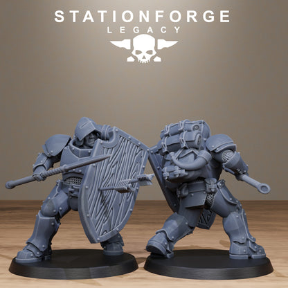 3D Printed Solaris Spearmen by Stationforge Miniatures