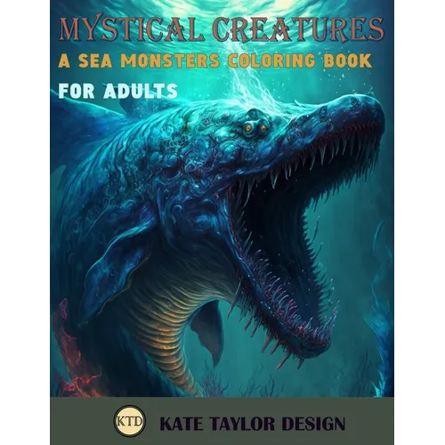 Mystical Creatures: A Sea Monsters Coloring Book for Adults: A Journey Through the Ocean's Secrets - Paperback