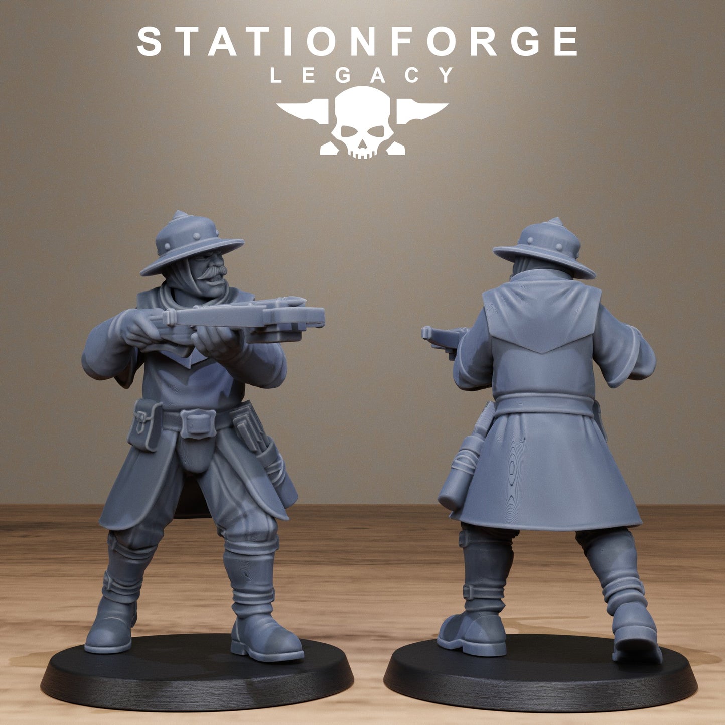 3D Printed Thorncrest Hunters by StationForge Miniatures