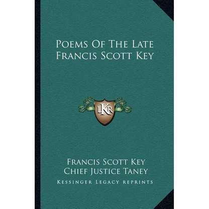 Poems Of The Late Francis Scott Key - Paperback