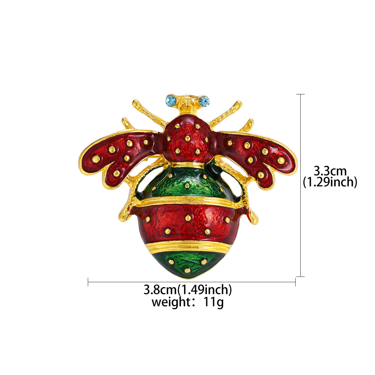 Cute Animal New Style Oil-Drop Bee Brooch