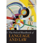 Oxford Handbook of Language and Law - Paperback