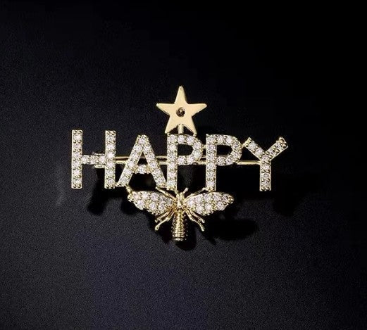 Cute Animal New Style Oil-Drop Bee Brooch