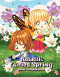 Kawaii Fairies Spring Adult Coloring Book: A Whimsical Spring & Easter Coloring Book for Adults & Kids: Fairies, Bunnies, Chicks, Butterflies, Flowers - Paperback