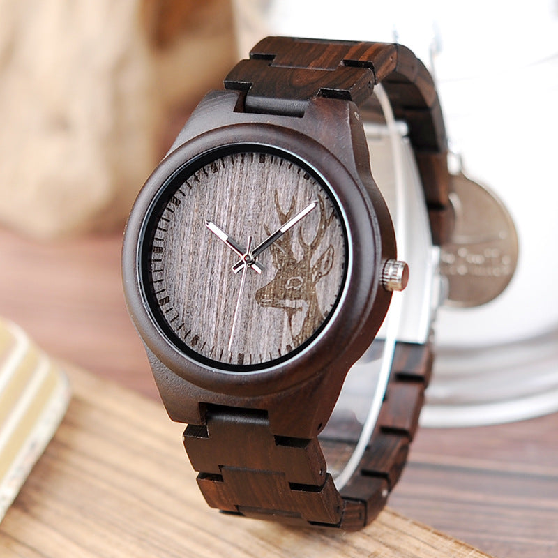 Wooden Watch Classic Analog Quartz Fashionable