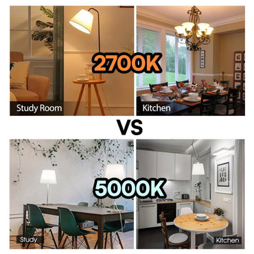 4-Pack A19 LED Light Bulbs, 60W Equivalent, Soft White or Cool Daylight, E26 Base, Non-Dimmable