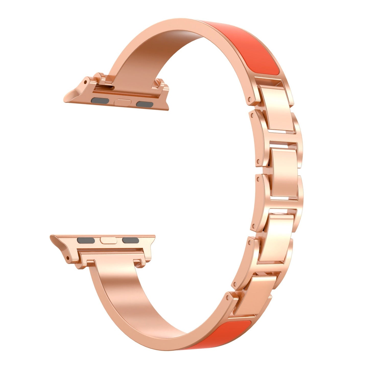 Chanel-style Bracelet-style Metal-link Watch Strap
