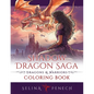 Shadow Dragon Saga - Dragons and Warriors Coloring Book - Paperback