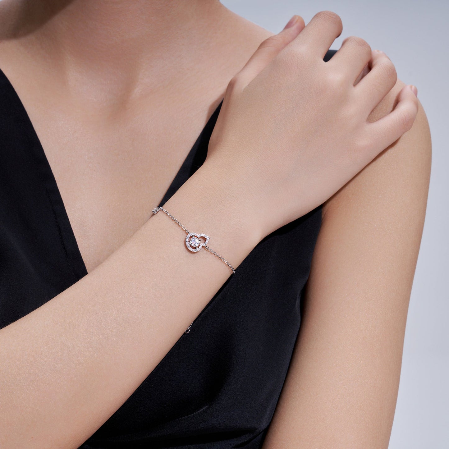 New Sterling Silver Gourd Bracelet For Women