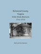 Richmond County, Virginia Order Book Abstracts 1711-1713 - Paperback