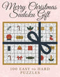 Merry Christmas Sudoku Gift: 100 Elegant and Posh Sudoku Puzzles for Christmas Fun - One Sudoku Puzzle Per Page in Large Print Ranging from Easy to - Paperback