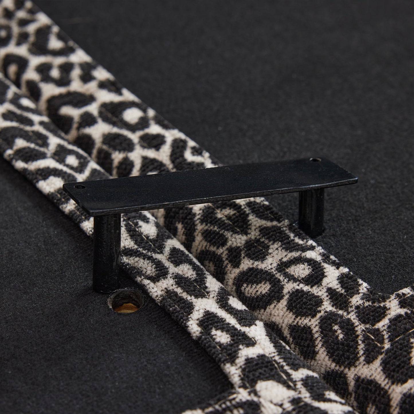 Sectional Sofa Modular Chenille Leopard Print Khaki 4 Seat Deep Seat