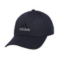 adidas Mens Zags 2.0 Structured Mid Crown A-Flex Stretch Fit Hat Dark Indigo Blue Large-X-Large