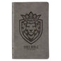 KJV Holy Bible, Gift Edition for Boys King James Version, Faux Leather Flexible Cover, Charcoal Gray Lion Emblem - Leather