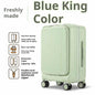 Expandable Multi Lever 20 Inch Suitcase