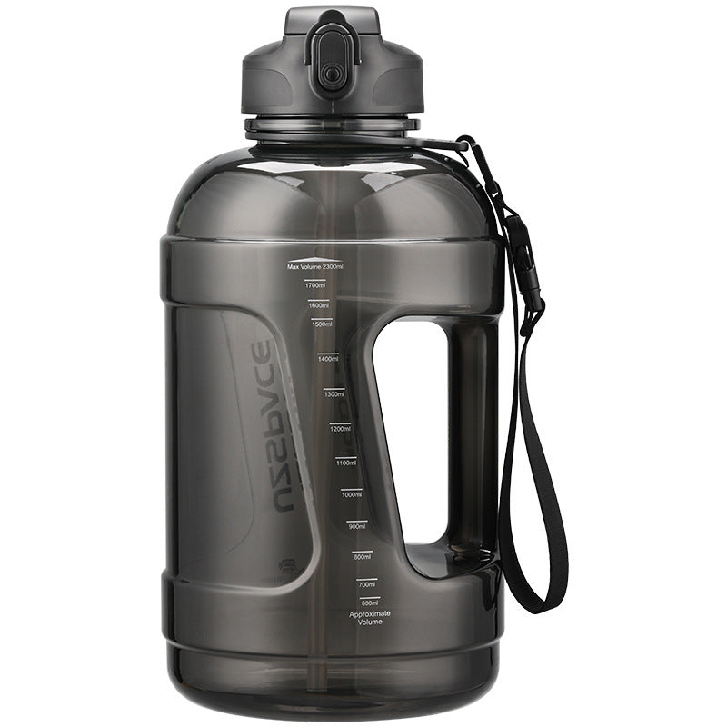 Stylish And Personalized Water Bottle With Big Belly Cup