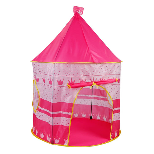 Kids Play Tent Foldable Pop Up Children Play Tent Portable Baby Play House Castle with  Carry Bag Indoor Outdoor Use