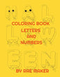 Halloween Coloring Book Letters and Numbers - Paperback