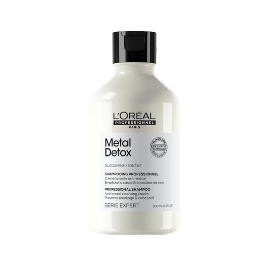 Loreal Professionnel Paris Serie Expert Metal Detox Shampoo - Anti-Metal Detoxifying Properties for Colored & Bleached Hair