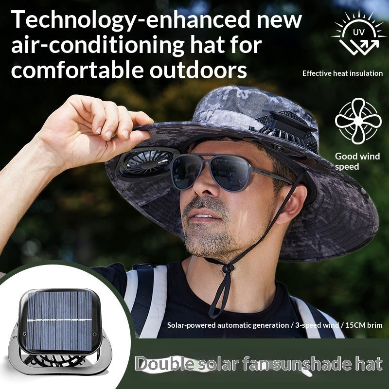 Spray Fan Hat Cooling Sunshade Fisherman Hat