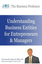 Understanding Business Entities for Entrepreneurs & Managers - Paperback