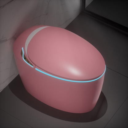 Unique Smart Toilet with Bidet Built In, Intelligent One Piece Toilet For Mod...