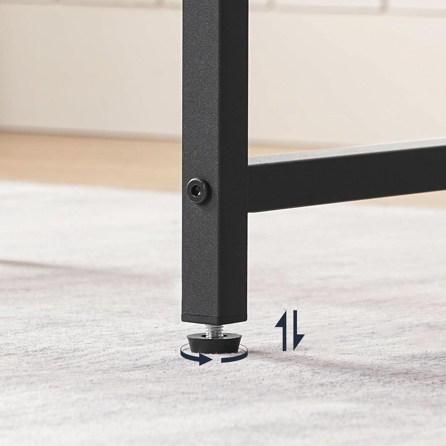 Bar Stools 25 Inch Counter Height With PU Upholstery Black