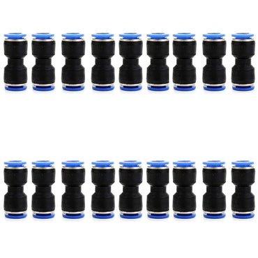 Jinqi Pneumatic Plastic Connector Straight Through Butt PU-56810121416mm Quick Insertion Trachea Connector