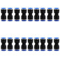 Jinqi Pneumatic Plastic Connector Straight Through Butt PU-56810121416mm Quick Insertion Trachea Connector