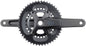 microSHIFT Sword 2x Crankset - 172.5mm 10-Speed 48/31t 110 Asym BCD  24mm Spindle BLK