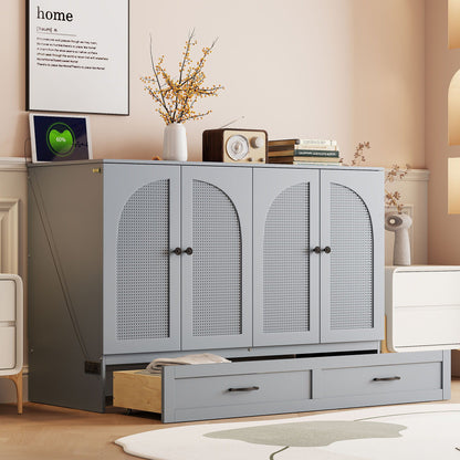 Murphy Bed With Large Drawers