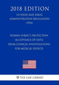 Human Subject Protection - Acceptance of Data from Clinical Investigations for Medical Devices (Us Food and Drug Administration Regulation) (Fda) (201 - Paperback