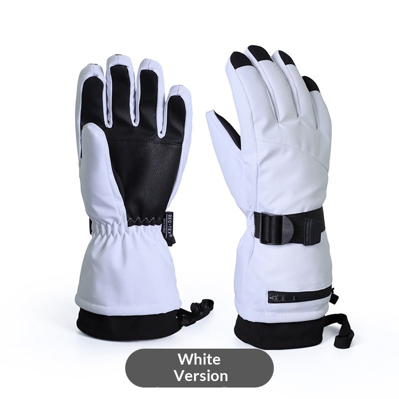 Outdoor Thickened Warm Waterproof And Anti-slip Finger Gloves