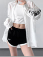 Button-Up Long Sleeve Oversized Shirt