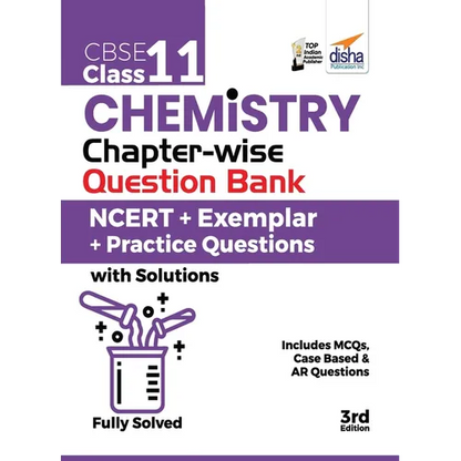 CBSE Class 11 Chemistry Chapter-wise Question Bank - NCERT + Exemplar + Practice Questions with Solutions - 3rd Edition - Paperback