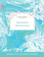 Adult Coloring Journal: Alcoholics Anonymous (Sea Life Illustrations, Turquoise Marble) - Paperback