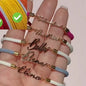 Personalized Colorful Rope Chain Custom Name Bracelet Personalized Adjustable Name Jewelry For Girls