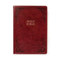KJV Super Giant Print Reference Bible, Burgundy Leathertouch, Indexed - Imitation Leather