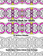 Coloring Book for Adults and Big Kids for Anti-Stress and Relaxation: Beautiful Abstract Patterns and Intricate Ornate Tile Designs - Paperback