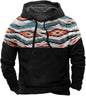 Native buffalo Printed winter Hoodie Men's fashion