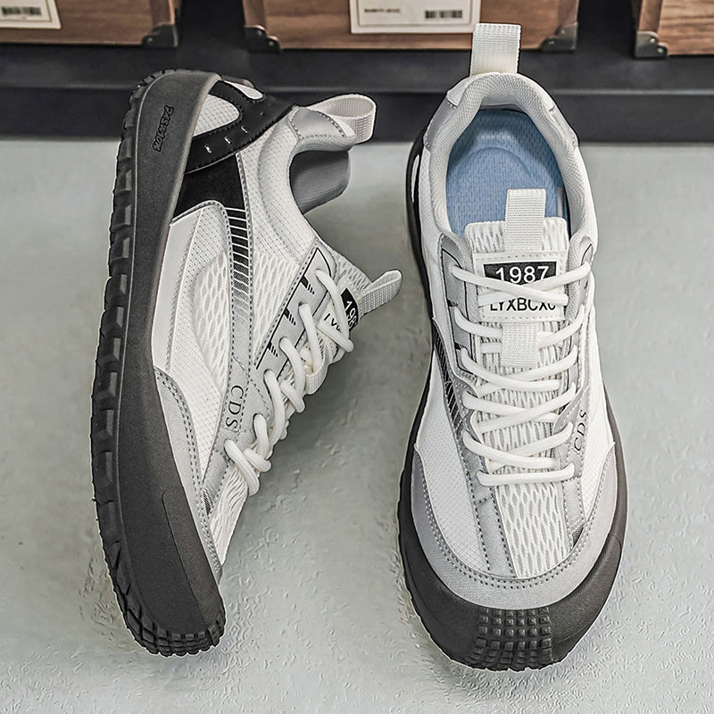 New Men's Lightweight Slip-On Skate Shoes, Versatile Trendy Casual Sneakers
