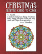 Christmas Greeting Cards to Color: Christmas Coloring Book for Adults - Paperback