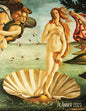 Birth of Venus Daily Planner 2021: Sandro Botticelli Artsy Year Agenda: January - December 12 Months Artistic Italian Renaissance Painting Pretty Dail - Paperback