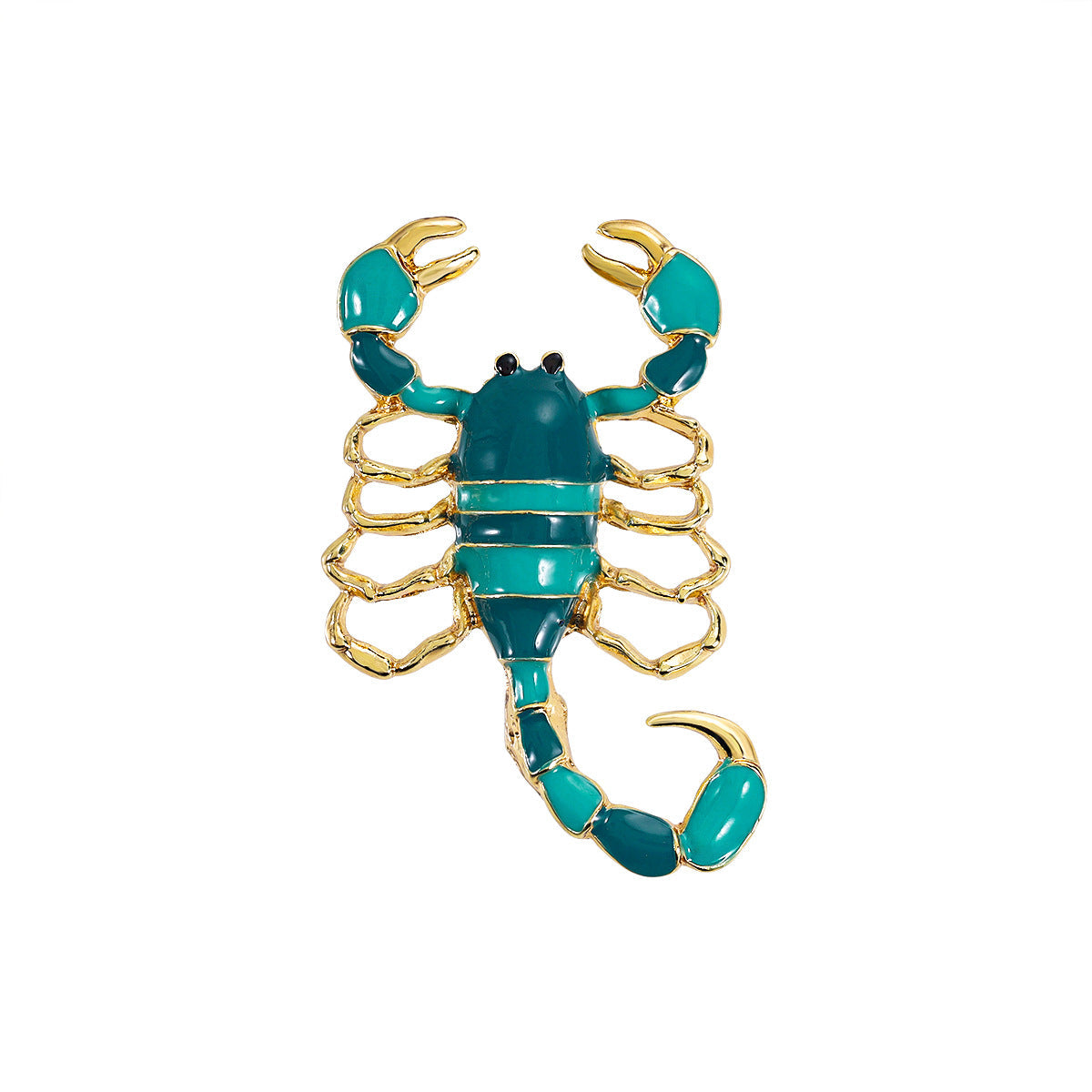 Enamel-dripped Lobster Brooch Accessory For Women